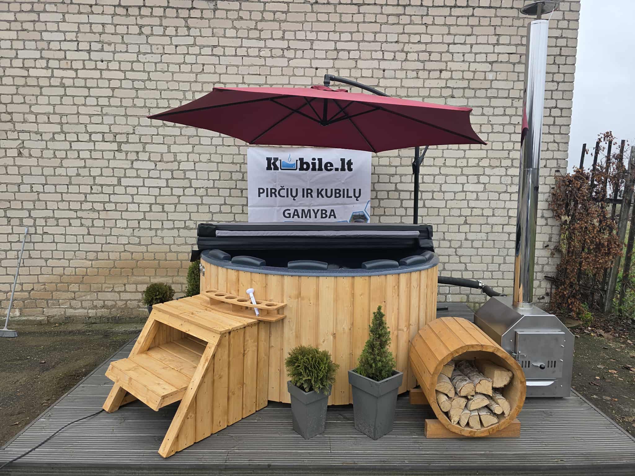 Kubilas išorine krosnele - Image 2